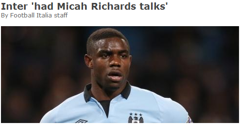 《意大利足球》：国米有意引进理查兹