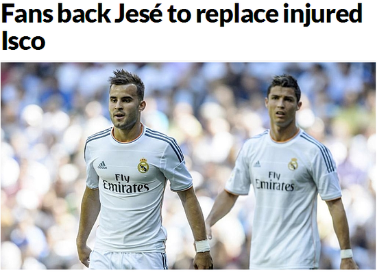 《马卡报》：球迷支持赫塞首发