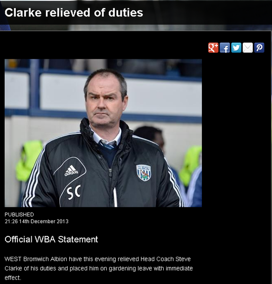 西布朗官网：克拉克下课