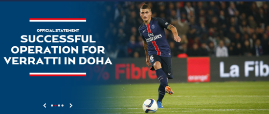 腹股沟手术成功!维拉蒂预计将休战两个月以上