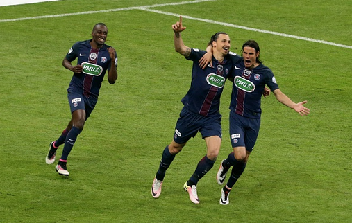 法国杯-伊布告别战2射1传 巴黎4-2马赛再次揽4冠