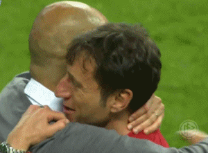 伤感!丈夫有泪只撒别离 瓜迪奥拉夺冠后掩面痛哭