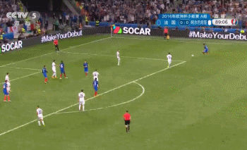 GIF-格列兹曼头球绝杀 整个法国都燃了