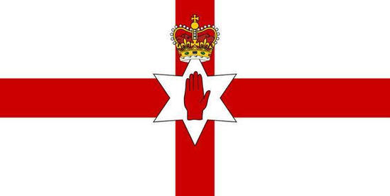 北爱尔兰旗帜上的红手背后,隐藏着某个古老的传说