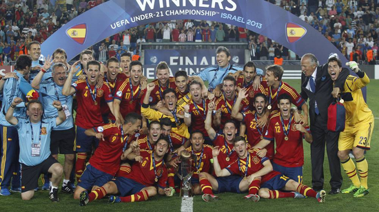 2013年西班牙夺得U21欧青赛冠军的阵容