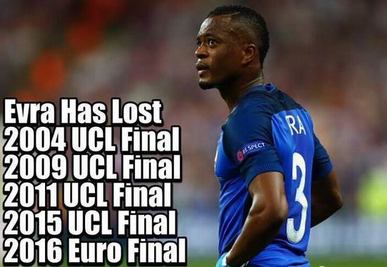 心疼埃弗拉!12年输了5场决赛