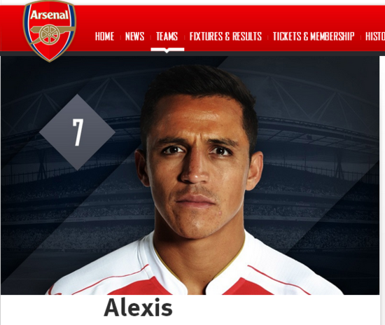 枪手新赛季号码:桑切斯改7号 9号空缺等伊瓜因?