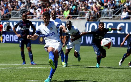 国际冠军杯-国米1-3巴黎圣日耳曼 奥里耶进两球