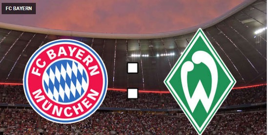 拜仁VS不莱梅首发:莱万单箭头 穆勒里贝里双翼