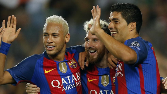 49-12!MSN互传数完爆BBC 苏神开局5战6球创新高