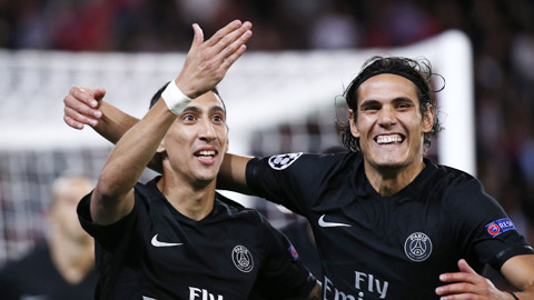 法甲-卡瓦尼点射巴黎3-0 多赛1场积分追平领头羊