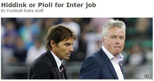 神转折！曝希丁克接近执掌国米