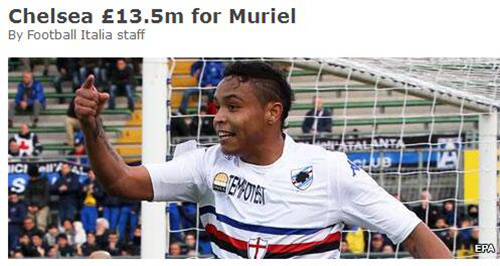 曝切尔西冬窗锁定意甲双星